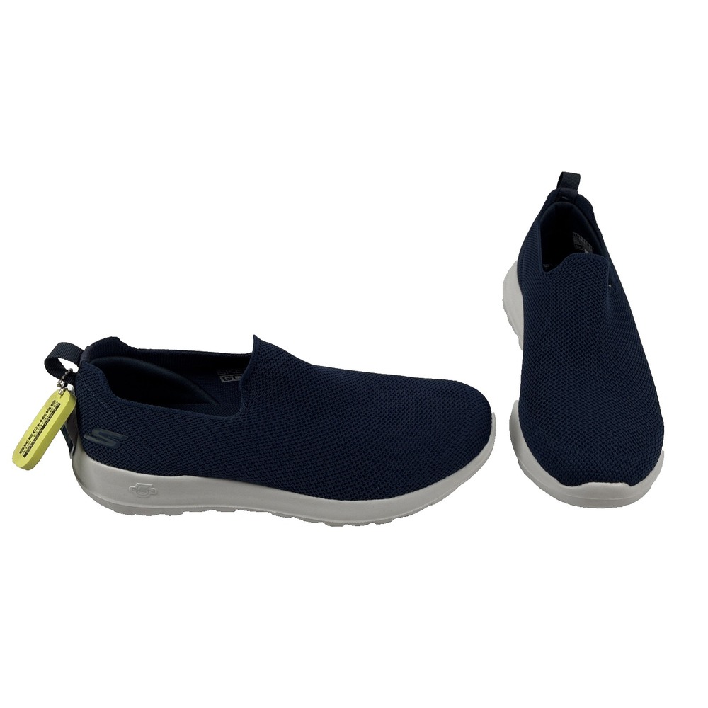 New Skechers Go Walk Max Gen 5 Goga Mat Slip-On Shoes Sneakers Size 9 Navy NWOB